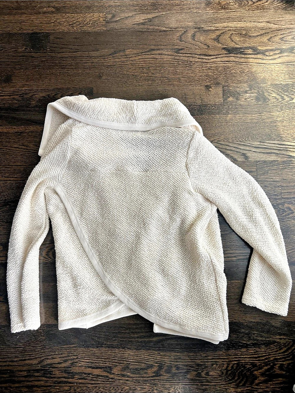JACK by BB DAKOTA Open Front Knit Cardigan in White Size Small - Picture 6 of 9